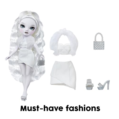 RAINBOW HIGH Shadow High Natasha Zima - Regalo Perfecto para Niños de 4 a 10 Años, Muñeca de Moda en Escala de Grises de