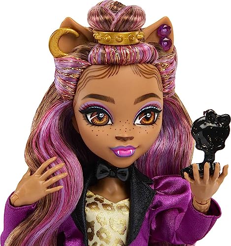 Monster High Clawdeen - Muñeca de lobo para fiesta de moda con accesorios temáticos